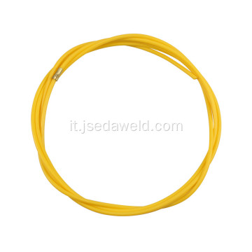 Rivestimento torcia Mig 4M per teflon in acciaio giallo